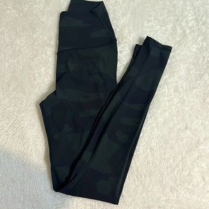 XXS ALO Leggings, Green camo